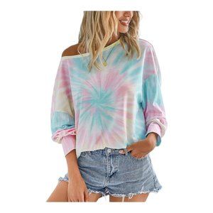 Women’s Tie Dye Shirt Large T Shirt Minipeach New